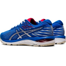 Asics Laufschuhe Gel Cumulus 21 Tokyo (Dämpfung) blau/rot Damen